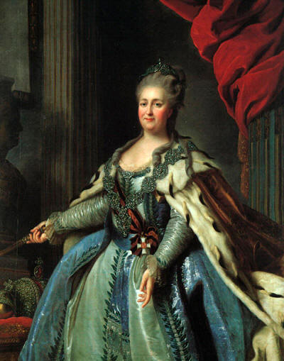 Екатерина II с орденом Святого Георгия
