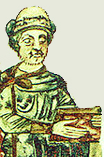 Святослав Ярославич. Миниатюра из Изборника 1073 года