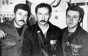 Члены экипажа полводной лодки Комсомолец