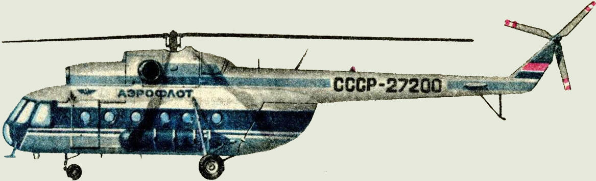 Ми-8П – пассажирский вариант Ми-8