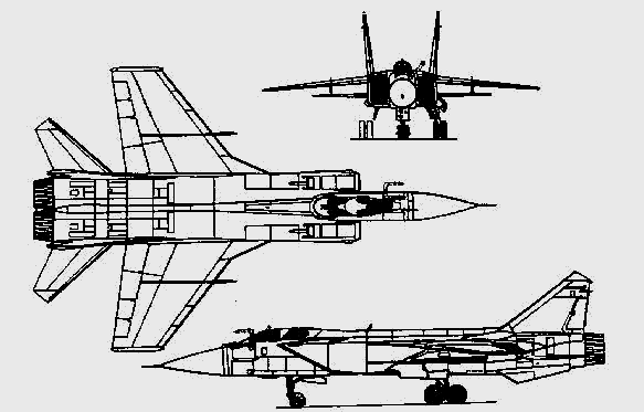 <strong>МиГ-31</strong> - схема
