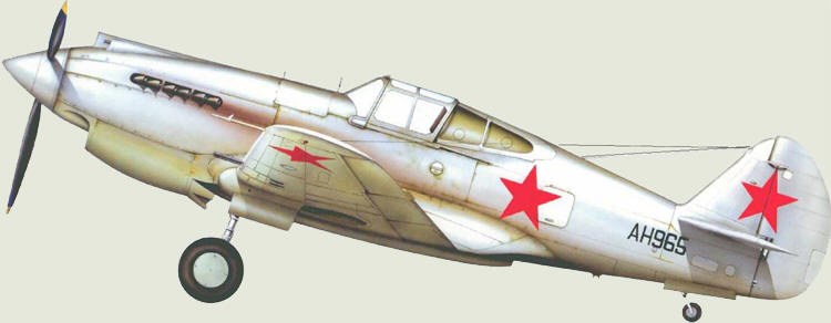 P-40 Tomahawk Mk.IIa из состава 126-го иап, защищавший небо Москвы осенью и зимой 1941