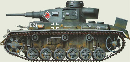 Pz III Ausf H. 2 ТД. Восточный фронт, 1941 г.