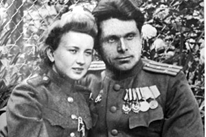 Щелоков с женой в военные годы