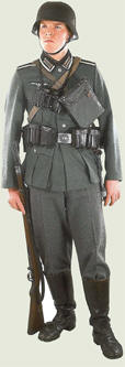 Немецкий унтер-офицер с карабином 98k