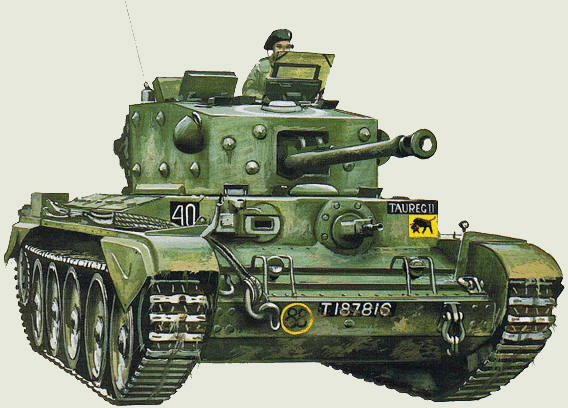 Кромвель из штабного эскадрона 11-й танковой дивизии