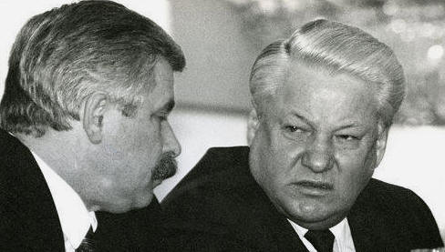Руцкой и Ельцин