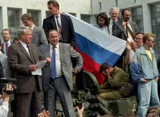 Борис Ельцин возглавил сопротивление