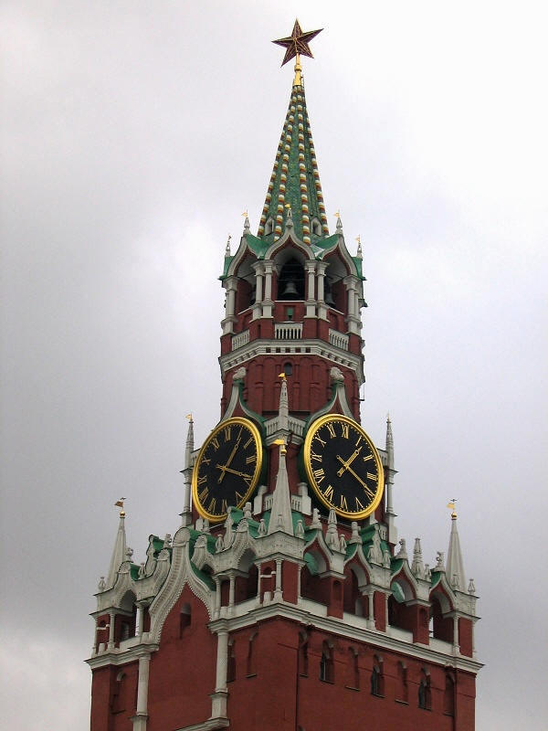 Спасская башня кремля в наши дни